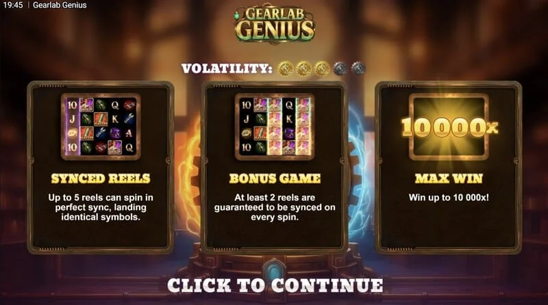 Gearlab Genius - darmowe spiny Spark of Genius
